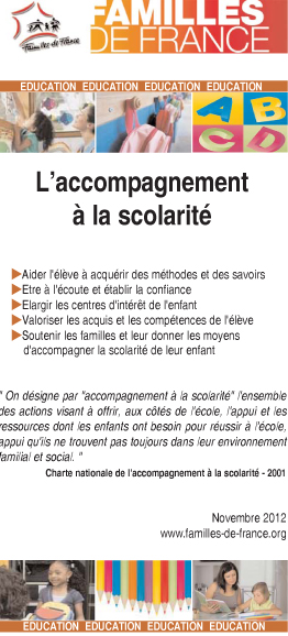 Dépliant accompagnement à la scolarité